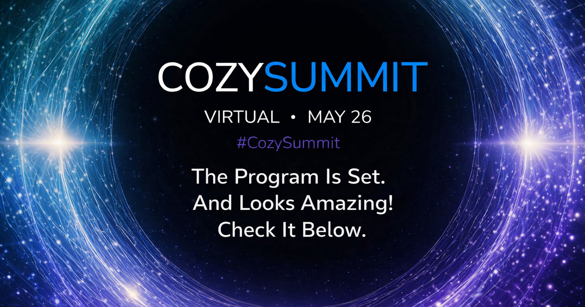 CozySummit Virtual 2026 banner